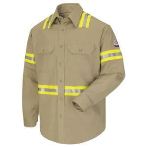 bulwark fr men's midweight fr (reflective) uniform shirt light blue (copy)