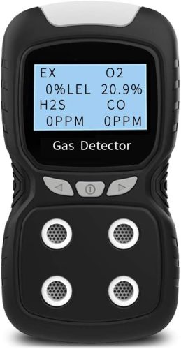 portable gas detector, gas clip 4 gas monitor meter tester analyzer