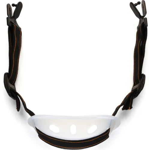hard hat black elastic strap , chin cup